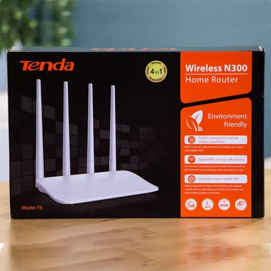 Tenda F6 300Mbps N300 4 Antenna WIFI Router